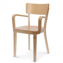 Drewniany fotel B-9449 Solid Fameg do restauracji