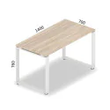 Nowoczesne biurko XAR-F3-7 – solidne i funkcjonalne
