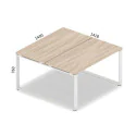 Nowoczesne biurko XAR-Fb3-7 | Solidne stoły konferencyjne