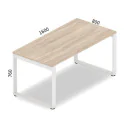 Nowoczesne biurko XAR-G4-8 z blatem 25mm – solidne i funkcjonalne