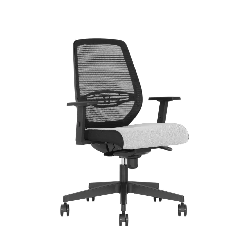Krzesło NEOS Black – ergonomiczne biurowe obrotowe Nowy Styl