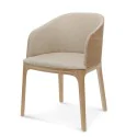 Drewniany fotel B-1801 ARCH Fameg konferencyjny