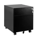 Kontener biurowy XD-041-2 Unique – metalowy, mobilny z 2 szufladami