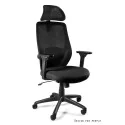 Ergonomiczny fotel biurowy CHESTER Unique czarny