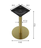 Złota podstawa stołu SH-3001-5/G Kamila Meble