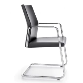 Fotel konferencyjny MyTurn 21VN na płozie – elegancki i komfortowy