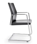 Fotel konferencyjny MyTurn 21VN na płozie – elegancki i komfortowy