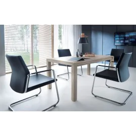 Fotel konferencyjny MyTurn 21VN na płozie – elegancki i komfortowy