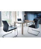 Fotel konferencyjny MyTurn 21VN na płozie – elegancki i komfortowy