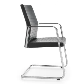 Fotel konferencyjny MyTurn 21VN na płozie – elegancki i komfortowy