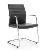 Fotel konferencyjny MyTurn 21VN na płozie – elegancki i komfortowy