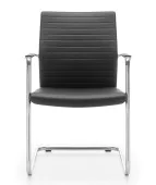 Fotel konferencyjny MyTurn 21VN na płozie – elegancki i komfortowy