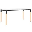Nowoczesne biurko CS5040 I-LEG LWM bukowe Nowy Styl