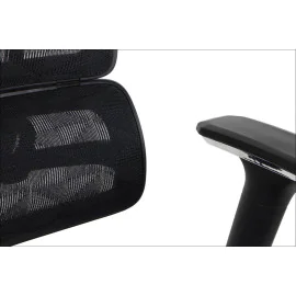 Fotel ergonomiczny ErgoNew S8 z regulacją i siatkowym oparciem