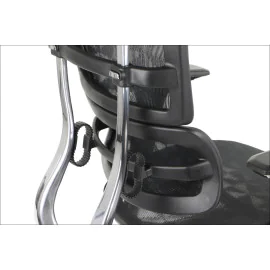 Fotel ergonomiczny ErgoNew S8 z regulacją i siatkowym oparciem