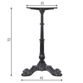 Podstawa żeliwna SH-5024-4/B do stołu