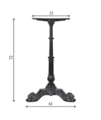 Podstawa żeliwna SH-5024-4/B do stołu
