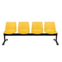 Nowoczesna Ławka OSLO-4 do Poczekalni – Stalowa Rama, 6 Kolorów