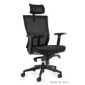 Ergonomiczne krzesło biurowe LINK Unique czarne