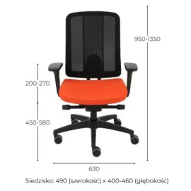 Krzesło dla dzieci ErgoJunior BS Black – ergonomiczne i bezpieczne