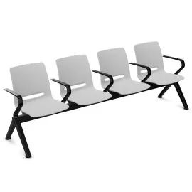 Ławka VCARE 4U ARM – Antybakteryjna ławka do poczekalni