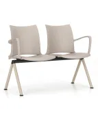 Ławka HOLA 2U 4L – wygodna i kolorowa ławka do poczekalni