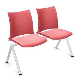 Ławka HOLA 2U 4L – wygodna i kolorowa ławka do poczekalni