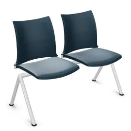 Ławka HOLA 2U 4L – wygodna i kolorowa ławka do poczekalni