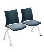 Ławka HOLA 2U 4L – wygodna i kolorowa ławka do poczekalni