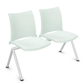 Ławka HOLA 2U 4L – wygodna i kolorowa ławka do poczekalni