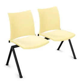 Ławka HOLA 2U 4L – wygodna i kolorowa ławka do poczekalni