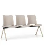 Ławka HOLA 3U 4L – Wytrzymała ławka do poczekalni