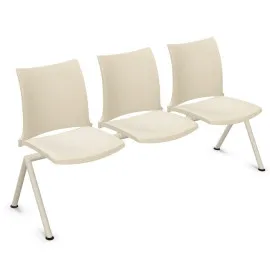 Ławka HOLA 3U 4L – Wytrzymała ławka do poczekalni