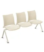 Ławka HOLA 3U 4L – Wytrzymała ławka do poczekalni