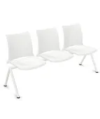 Ławka HOLA 3U 4L – Wytrzymała ławka do poczekalni