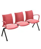 Ławka HOLA 3U 4L – Wytrzymała ławka do poczekalni