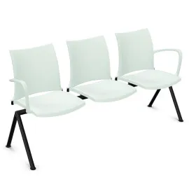 Ławka HOLA 3U 4L – Wytrzymała ławka do poczekalni