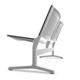 Metalowa Ławka 8000 2U 4L do Poczekalni Ergonomiczna