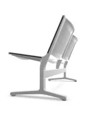 Metalowa Ławka 8000 2U 4L do Poczekalni Ergonomiczna