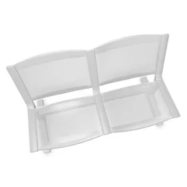 Metalowa Ławka 8000 2U 4L do Poczekalni Ergonomiczna