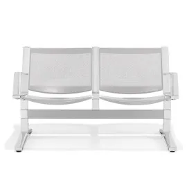 Metalowa Ławka 8000 2U 4L do Poczekalni Ergonomiczna