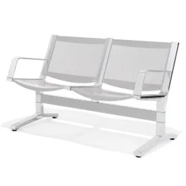 Metalowa Ławka 8000 2U 4L do Poczekalni Ergonomiczna