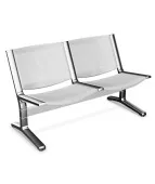 Metalowa Ławka 8000 2U 4L do Poczekalni Ergonomiczna