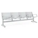 Metalowa ławka 8000 4U 4L do poczekalni 4-osobowa