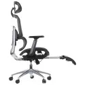Fotel ergonomiczny ErgoNew A1F z podnóżkiem Stema