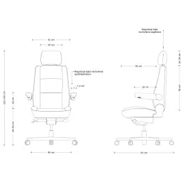Fotel biurowy TORMENTA do 200kg Unique