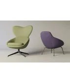 Fotel uszak SCADIO 4S HB – elegancki i komfortowy