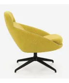 Elegancki fotel SCADIO 4S z dekoracyjną wypustką