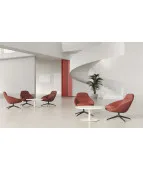 Elegancki fotel SCADIO 4S z dekoracyjną wypustką