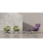 Elegancki fotel SCADIO 4S z dekoracyjną wypustką